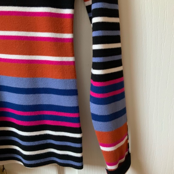 ELIE TAHARI THE SELINA GARDEN STRIPED CREWNECK SWEATER IN SIZE SMALL - Picture 10 of 16
